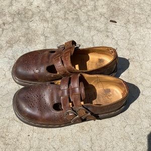 VINTAGE Made in England doc martens (Mary Jane style)